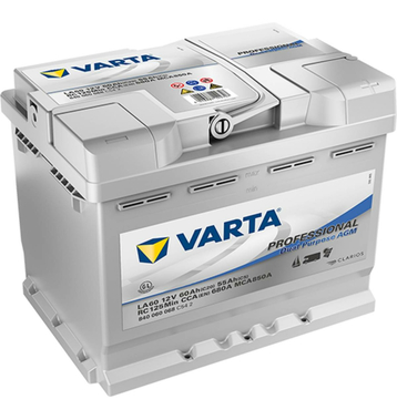 VARTA LA60 Professional AGM 840 060 068 Versorgungsbatterie 60Ah