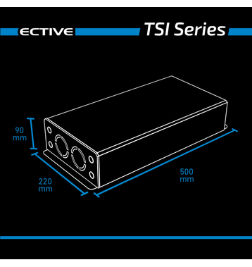 ECTIVE TSI 25 (TSI252) Sinus-Wechselrichter 2500W 12V