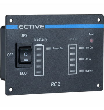 ECTIVE RC2 Fernbedienung mit Ladestandsanzeige fr Wechselrichter