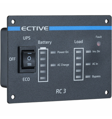 ECTIVE RC3 Fernbedienung mit Ladestandsanzeige fr Wechselrichter