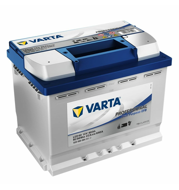 VARTA LED60 Professional DP 930 060 064 12V Starter- und Versorgungsbatterie 60Ah