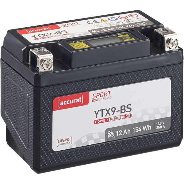 intAct Batterie Bike Power Gel geschlossen YTX4L-BS 12V 3Ah (YT4L-B Neutral  kaufen - POLO Motorrad