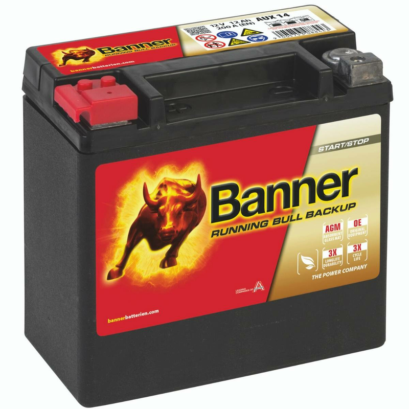 Batterie quad BANNER YB12AL-A2 / 12v 12ah 