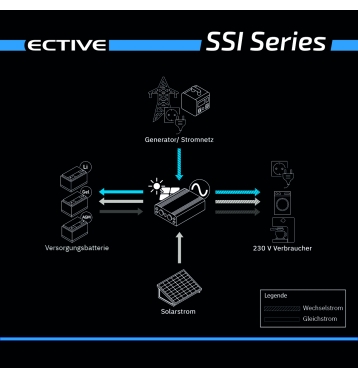 ECTIVE SSI 10 (SSI102) Sinus-Wechselrichter 1000W 12V