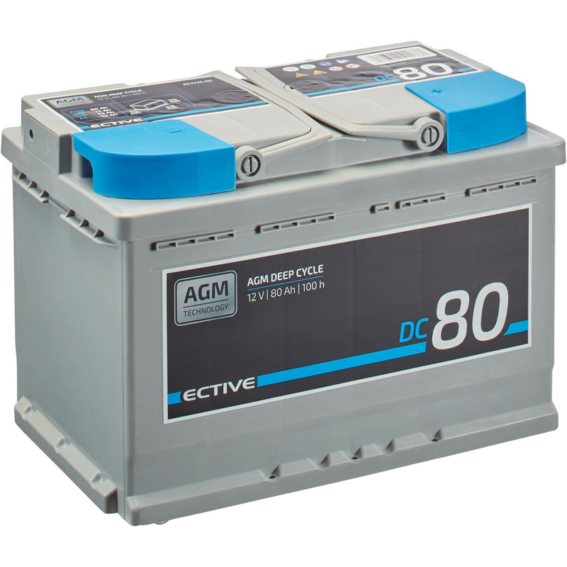 accurat AGM Batterie 12V 70Ah Deep Cycle VRLA Vliesbatterie Batterie