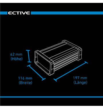 ECTIVE Multiload 10 LFP 10A/12V 8-Stufen Lithium-Batterieladegert