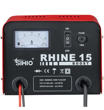 SIHIO RHINE-15 12V/24V Batterieladegert 6A/3A