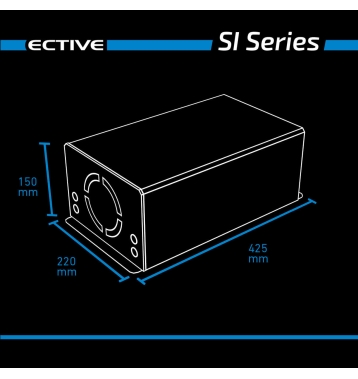 ECTIVE SI 30 3000W/24V Sinus-Wechselrichter mit reiner Sinuswelle (gebraucht, Zustand gut)