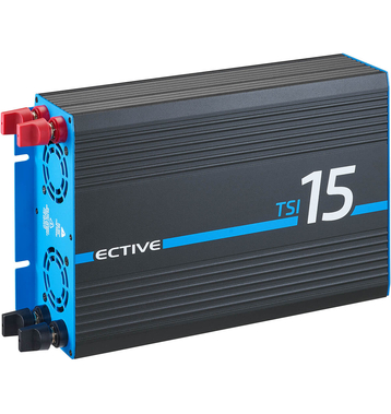 ECTIVE TSI 15 1500W/12V Sinus-Wechselrichter mit NVS- und USV-Funktion (gebraucht, Zustand gut)