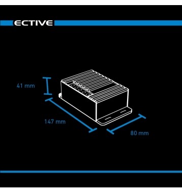 ECTIVE DSC 12 MPPT Dual Solar-Laderegler fr zwei 12V Batterien 165Wp 50V 12A (gebraucht, Zustand gut)