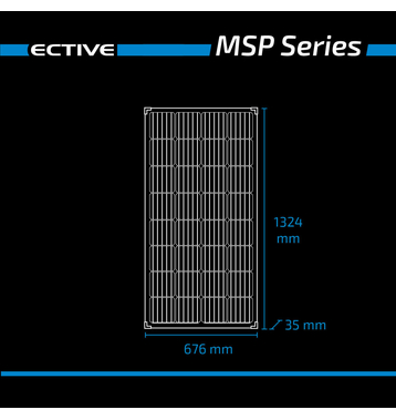 ECTIVE MSP 175 Black Monokristallines Solarmodul 175W (Umsatzsteuerbefreit)