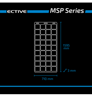 ECTIVE MSP 200 Flex flexibles Solarmodul monokristallin 200W (Umsatzsteuerbefreit)