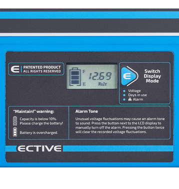 ECTIVE DC 115S AGM Deep Cycle mit LCD-Anzeige115Ah Versorgungsbatterie (USt-befreit nach 12 Abs.3 Nr. 1 S.1 UStG)