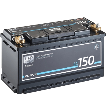 ECTIVE LC 150 LT 12V LiFePO4 Lithium Versorgungsbatterie...