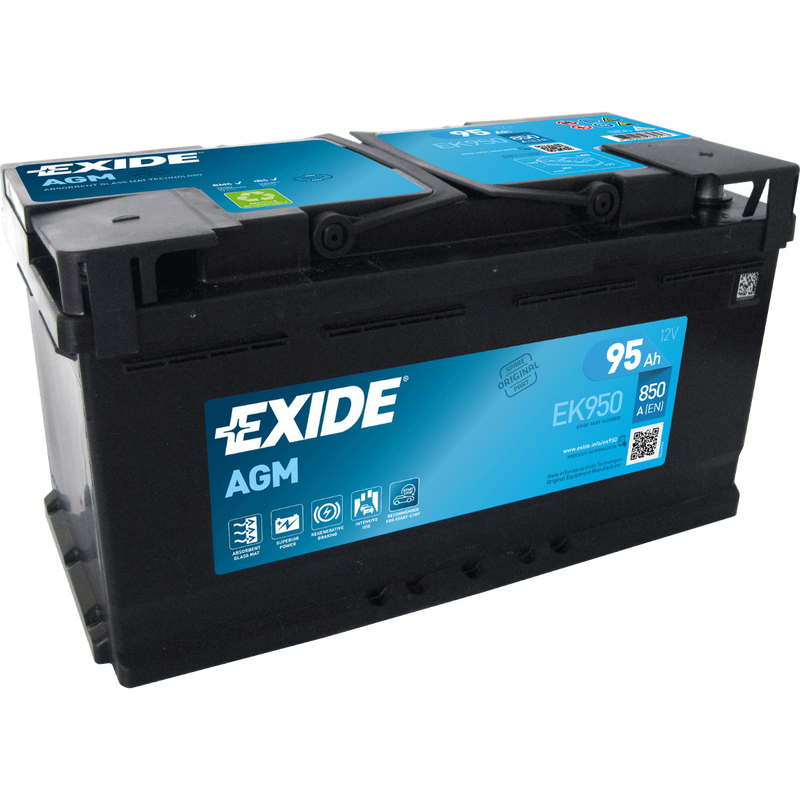 Exide EP800 Dual AGM 95Ah Solarbatterie 800WH